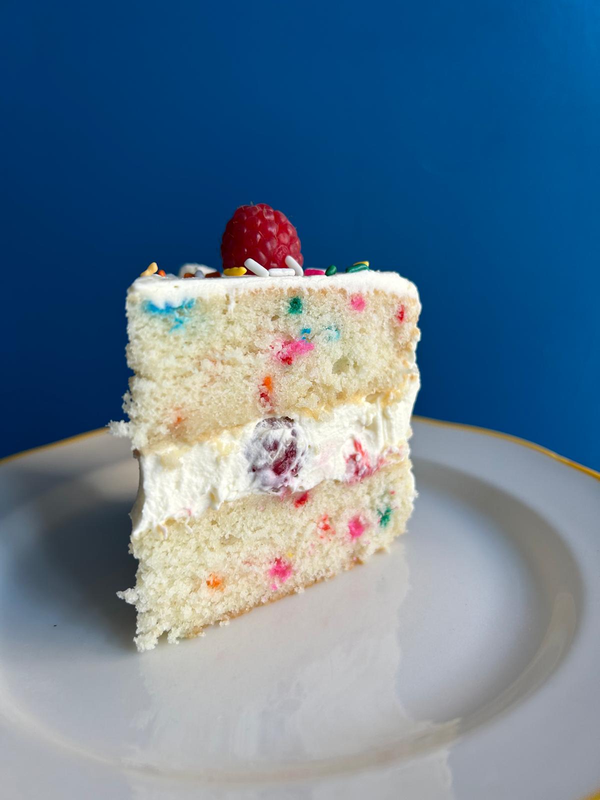 Funfetti cake--not your average funfetti